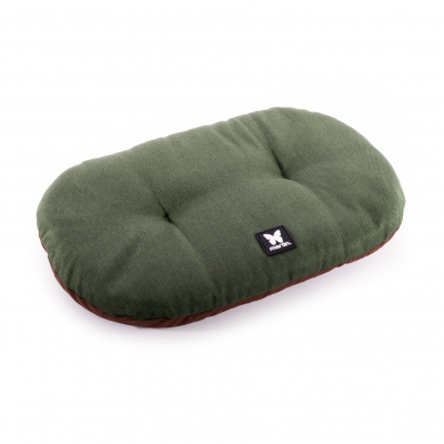 Coussin ovale ouatiné - Classic vert