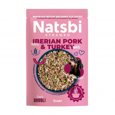 Natsbi Dinde et Porc Ibérique vapeur new pack