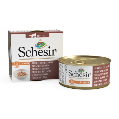 Schésir 70g Thon saumon  Chat en sauce