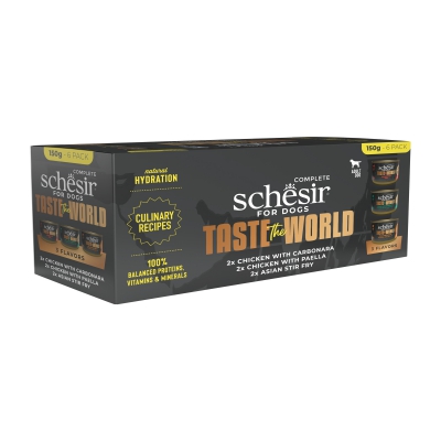 Schesir - Pack 3 recettes 150g - Taste the World - x6