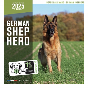 Calendrier chien 2025 - Berger allemand - Martin