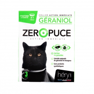 Organic Geraniol Pest Control Collars for Kittens & Cats x 12