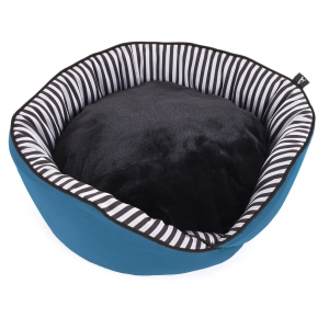 Round basket - Collection Divine - Blue