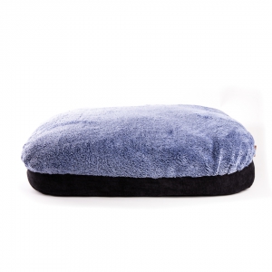 Coussin double - Doudouzen - Bleu - Noir