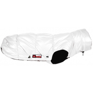 Glossy down dog jacket - white - XS - 22 cm