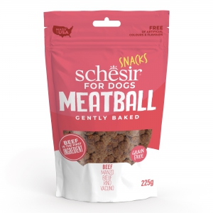 Friandise Schésir - Snack boulette de bœuf pour chien x6