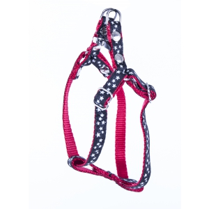 Nylon dog harness "Etoile" Collection Black