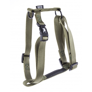 Dog harness - Green nylon - Martin