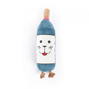 Plush toy for dog - Wine bottle