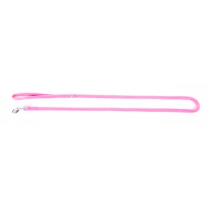 Tubular nylon leash for cats - Neon Pink