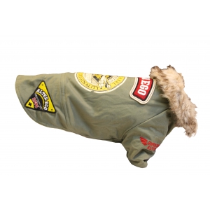 Dog Coat Alter Ego Aviator khaki - S