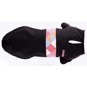 Manteau ciré pour chien - Graphic Rose - 26cm