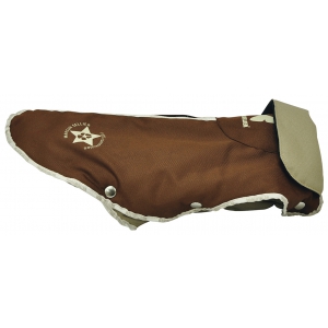 Dog coat - Pets Connection - brown - 42 cm