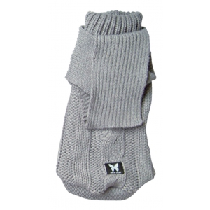 Pull pour chien - torsadé gris - T45 - 45cm