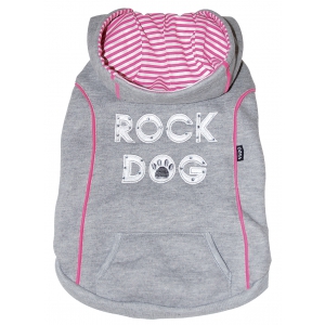 Pink "Rock Dog" Sweatshirt - 50cm