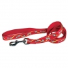 Laisse nylo  pour chien - Goody rouge - 2 x 120 cm