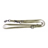 Nylon education leash 3 positions Khaki Green