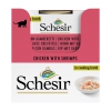 Schésir 70g Poulet crevettes  Chat dans le bouillon de cuisson